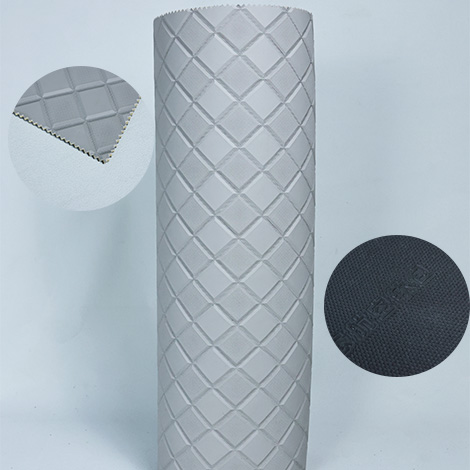 Embossed car floor mat material