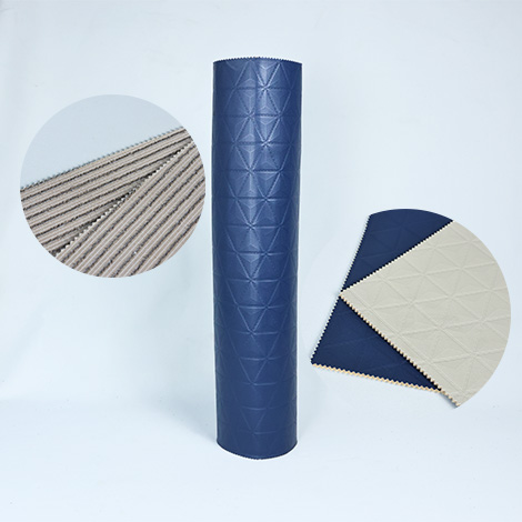 Embossed car floor mat material