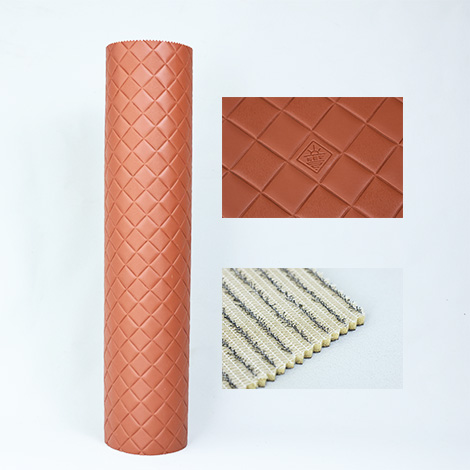 Embossed car floor mat material